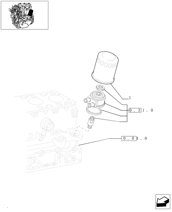 TN70A(2) ENGINE OIL FILTER