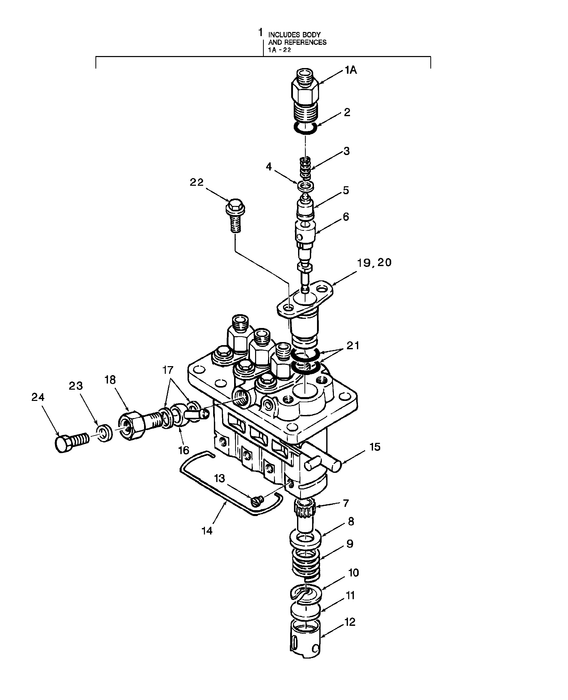 TC45 FUEL INJECTION PUMP