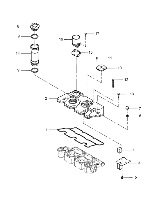 TC33DA MANIFOLD GASKET