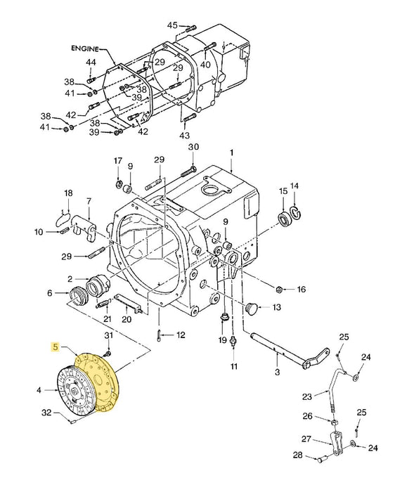 TC30 CLUTCH, PRESSURE PLA