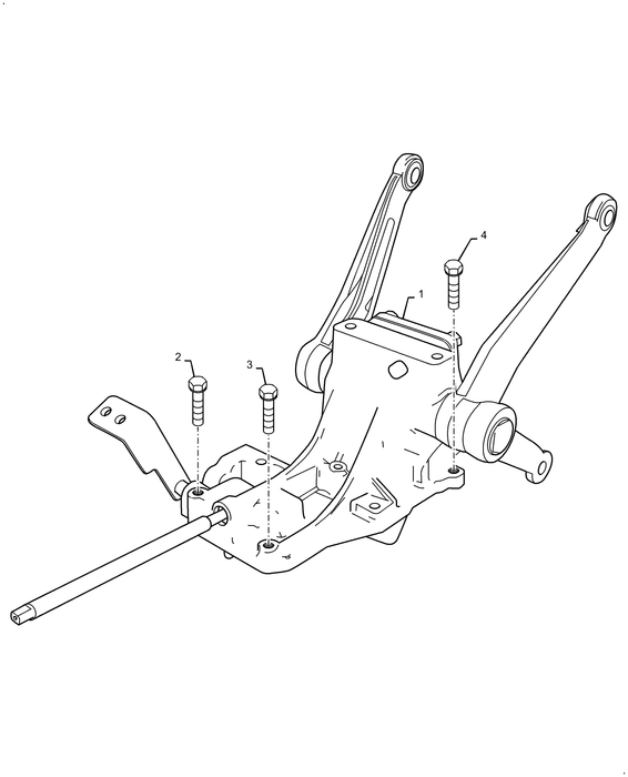 WM25S BOLT Hex, M10 x 1.25 x 60mm