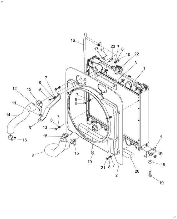 TC34DA RADIATOR HOSE