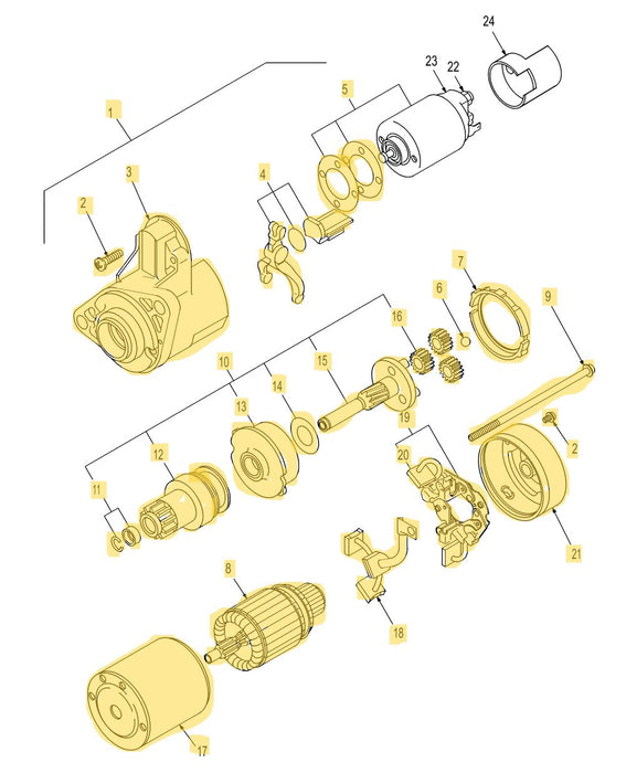 TC30 STARTER MOTOR