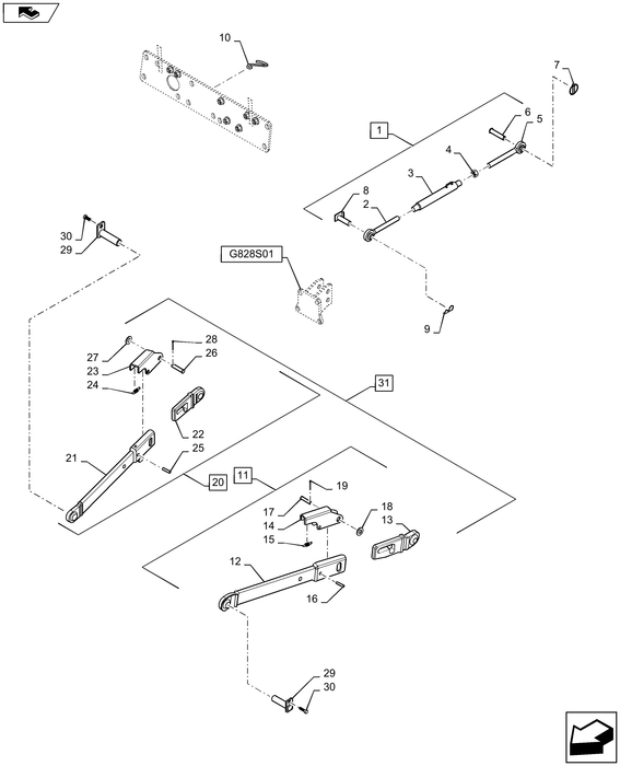 WM35(2) LOCK PIN