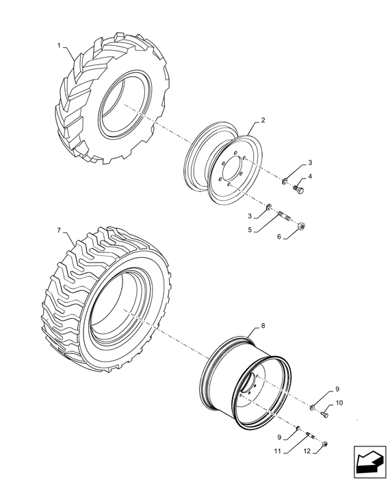 BM24 WHEEL ASSY