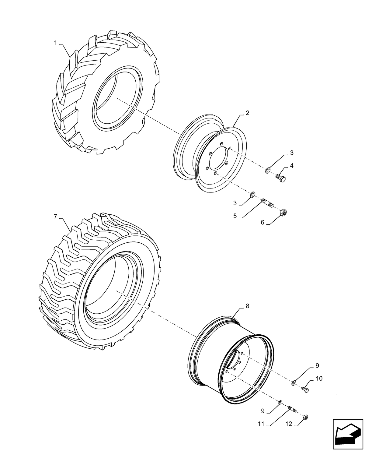 Boomer 24 NUT | Part# MT40028752 — BRIM:PARTS_NEW-HOLLAND_1