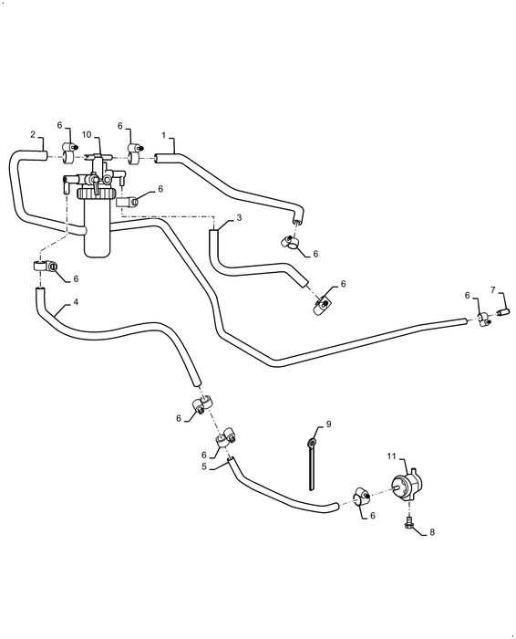 MT40320638 FUEL TUBE