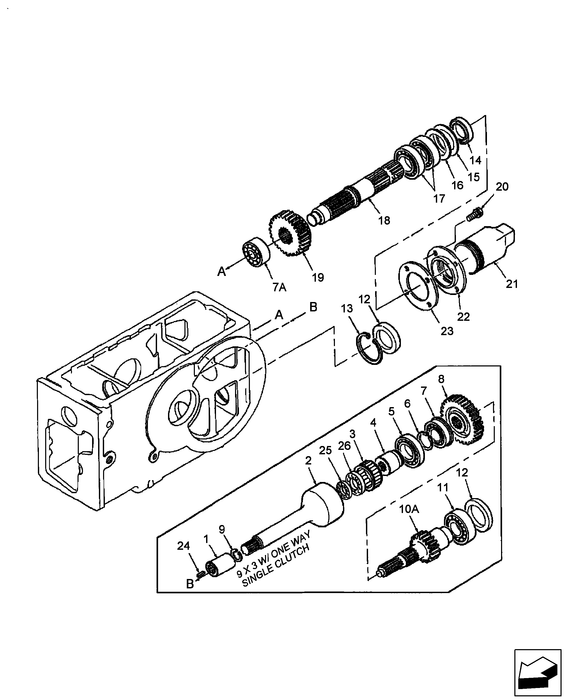 T1510 COUNTERSHAFT