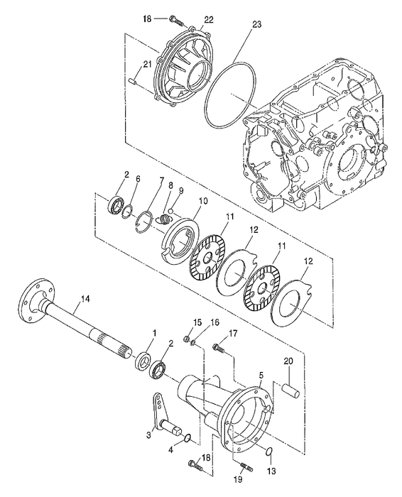 TZ18DA WHEEL SHAFT