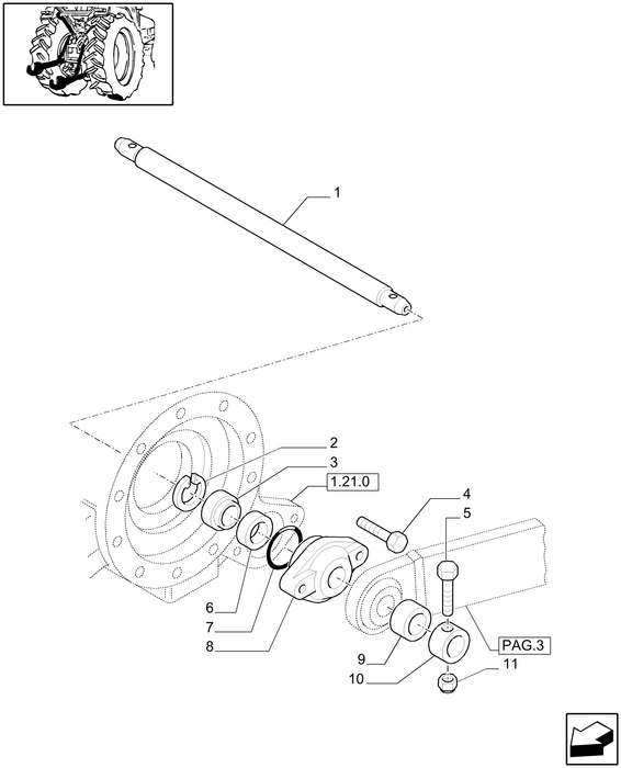 5116244 TN60A BUSHING | Part# 5116244 — BRIM:PARTS NEW-HOLLAND