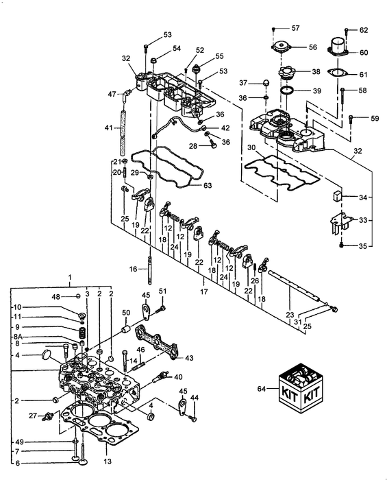 TZ22DA CORE-CYLINDER HEAD