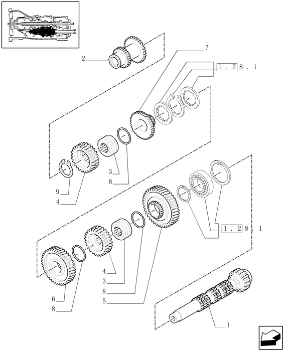 TN60A DRIVING GEAR