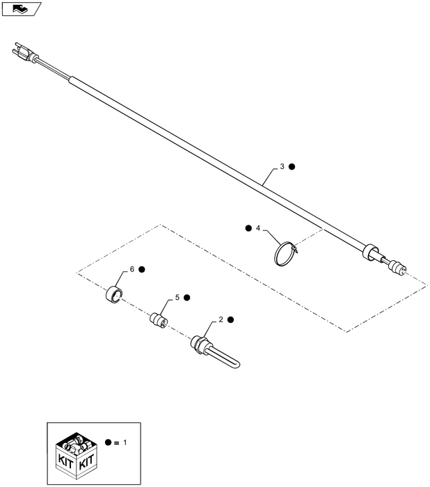 WM33 DIA KIT, TRACTOR