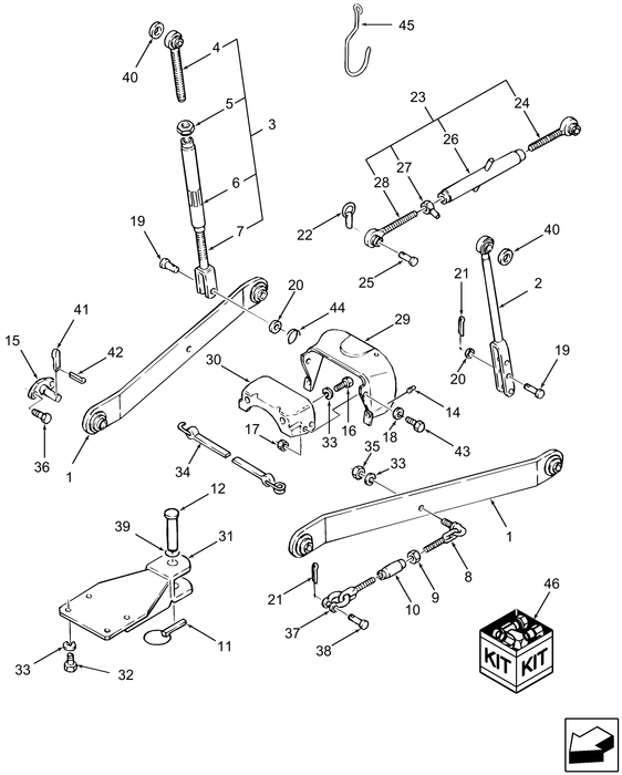 T1510 DRAWBAR