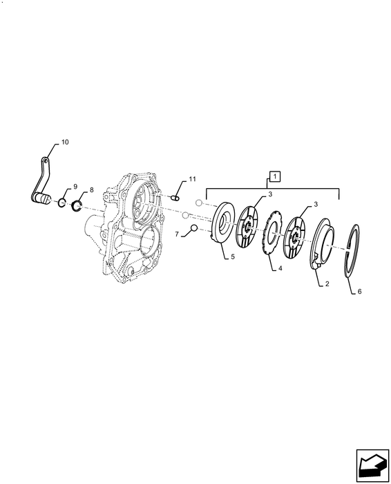 MT40337103 BRAKE LEVER