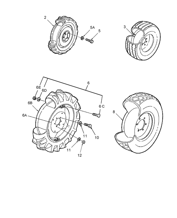 SBA336071830 WHEEL