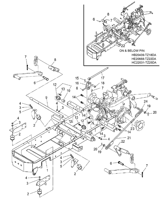 TZ22DA FRAME