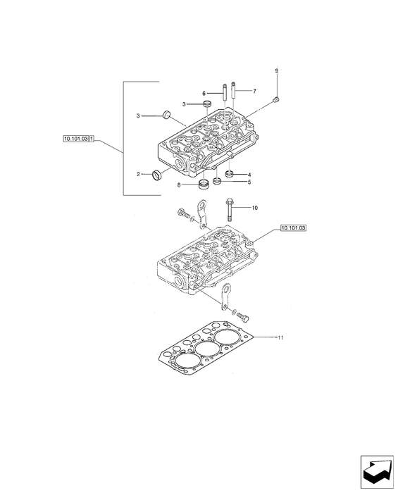 BM25 CYLINDER HEAD