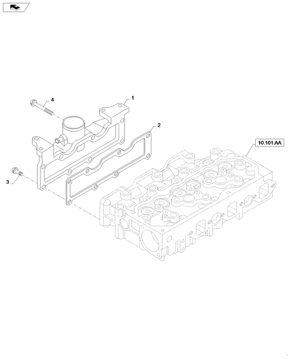 WM40 MANIFOLD GASKET