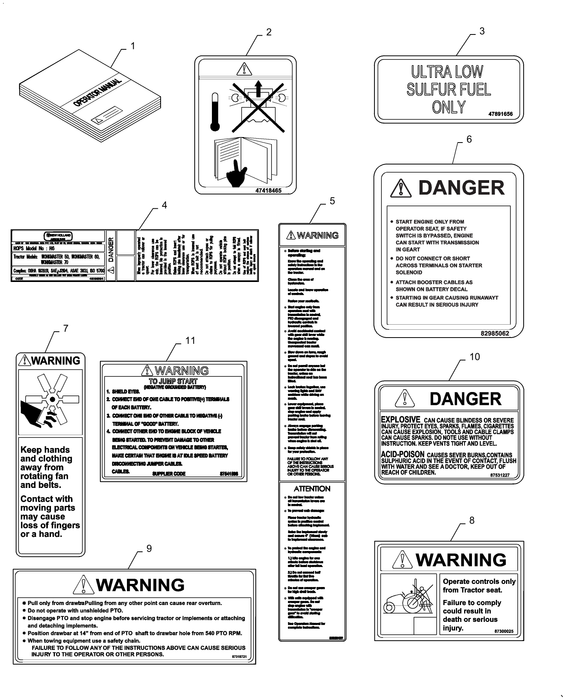 WM50 WARNING DECAL