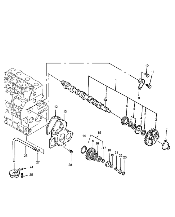SBA120026430 CAMSHAFT