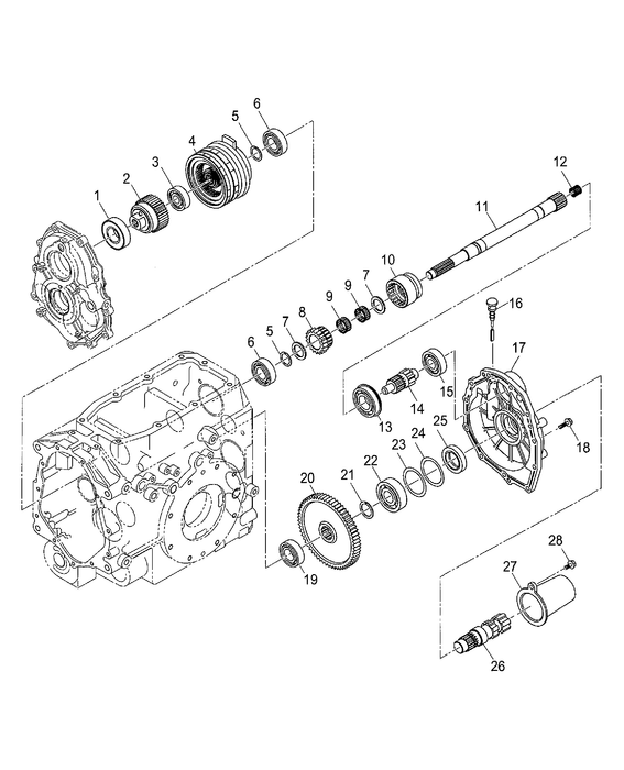 TZ22DA BEARING ASSY