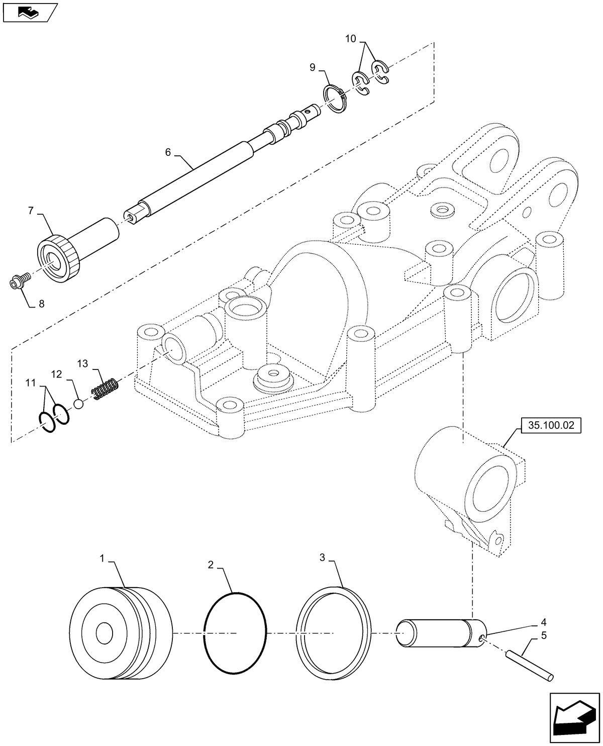 Boomer 20 CIRCLIP | Part# MT40029288 — BRIM:PARTS NEW-HOLLAND