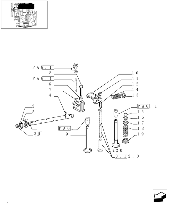 TN60A ROCKER ARM COTTER