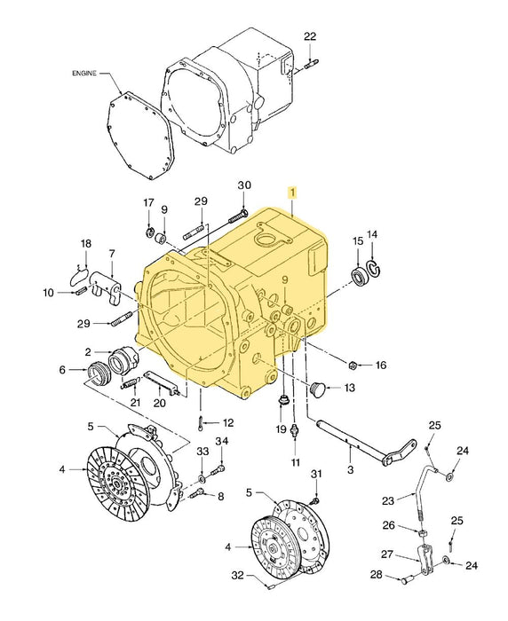 TC33DA CLUTCH HOUSING