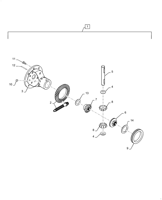 WM37 AXLE DIFFERENTIAL