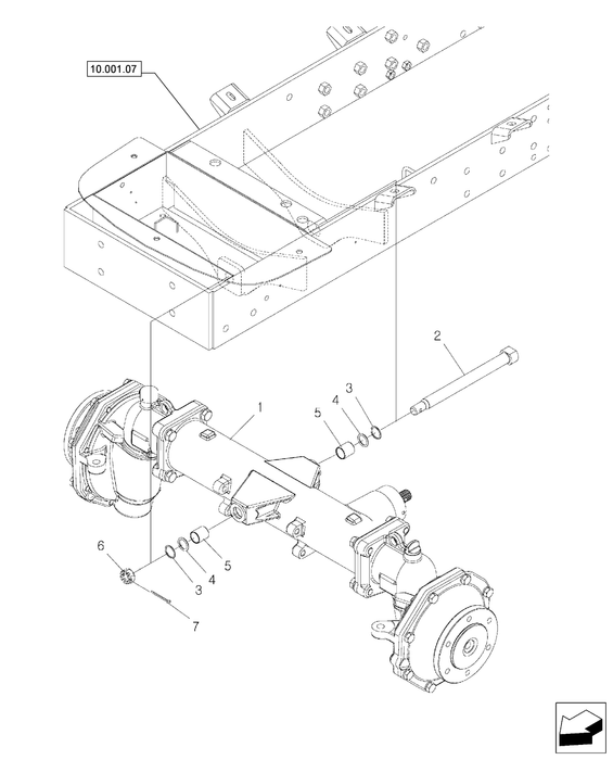 BM20 FRONT AXLE