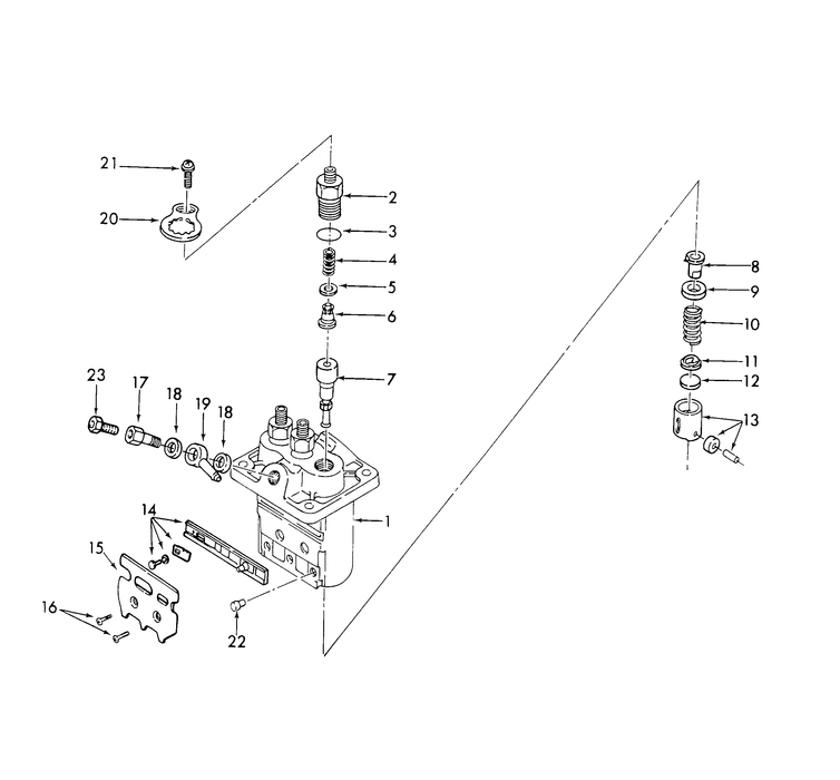 TC26DA FUEL INJECTION PUMP