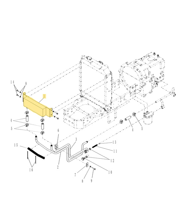 TC33DA OIL COOLER