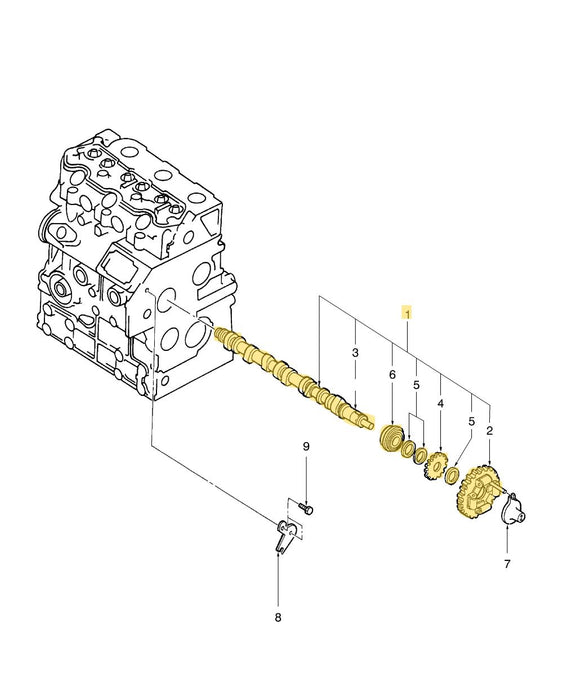 TC33DA CAMSHAFT