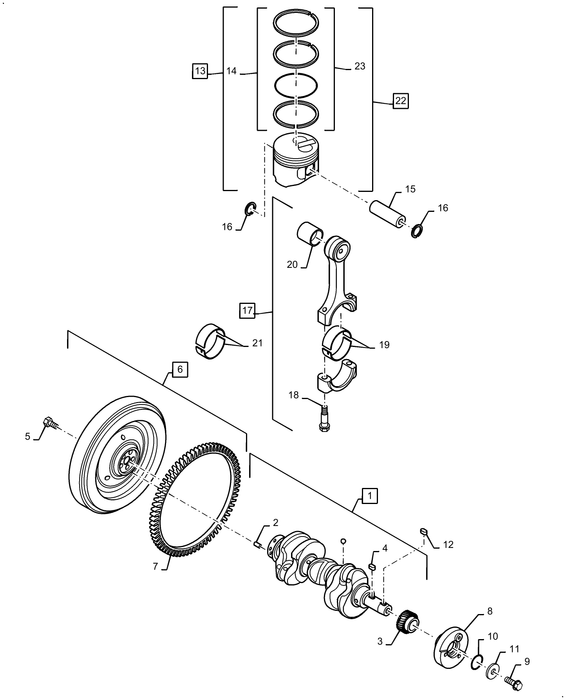 WM25S CRANKSHAFT