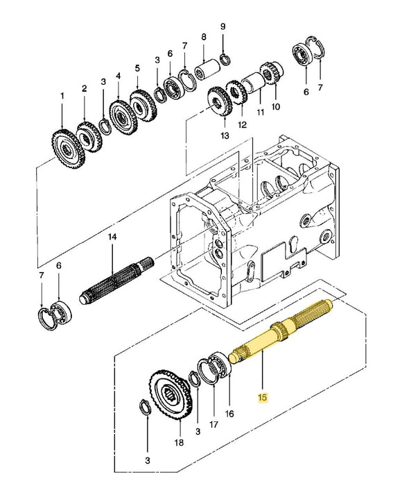 TC33DA COUNTERSHAFT