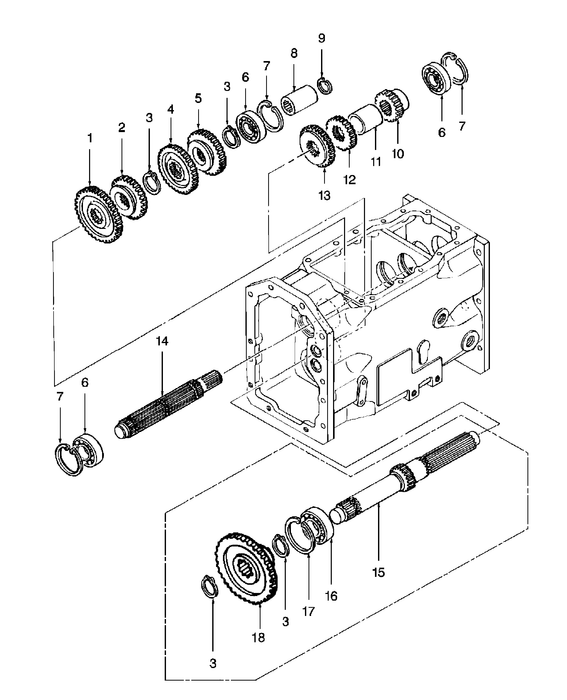 TC33DA COUNTERSHAFT