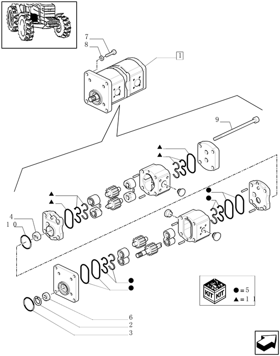 TN85A HYDRAULIC PUMP