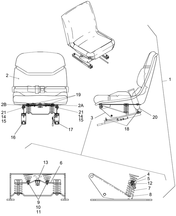 TC45 DRIVER SEAT