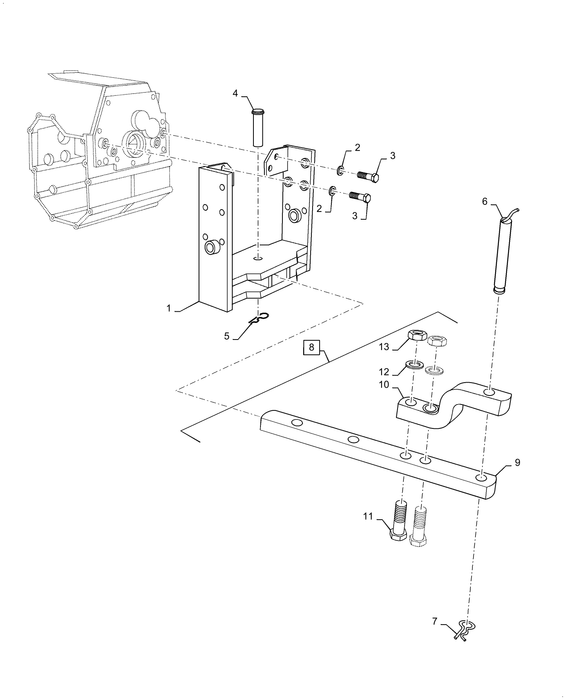 BM25 DRAWBAR FRAME