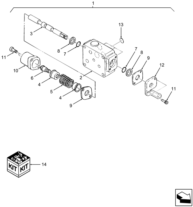 T1510 HYDRAULIC VALVE