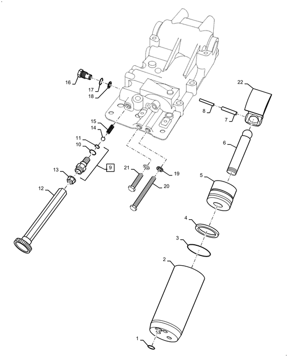 WM35 HYDRAULIC CYLINDER