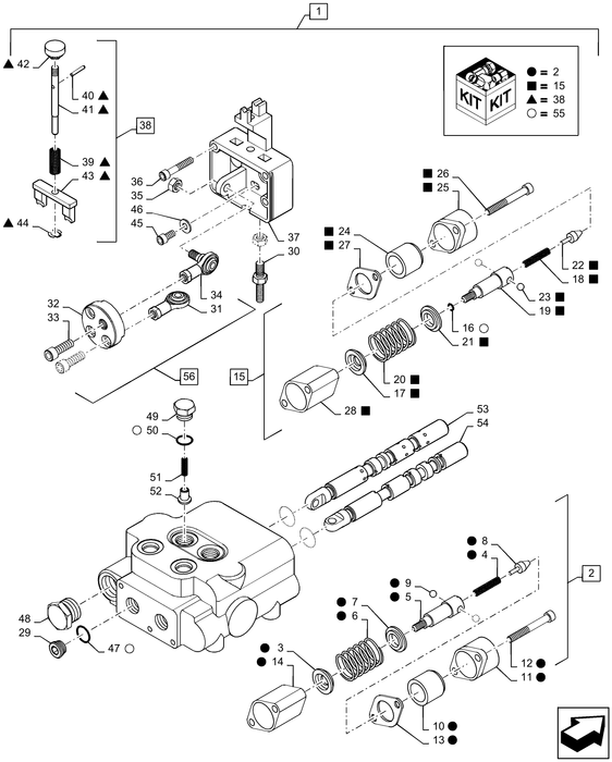 110TL HYDRAULIC VALVE