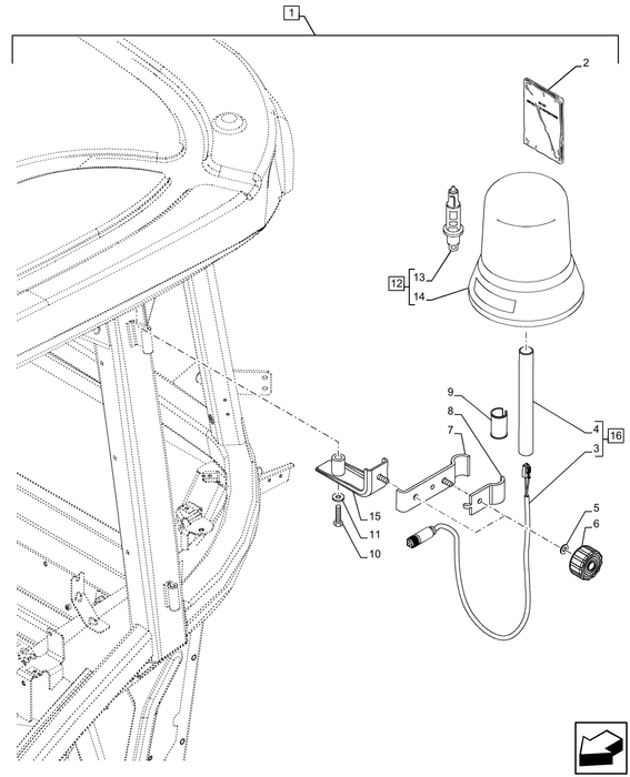 PS75 DIA KIT, TRACTOR
