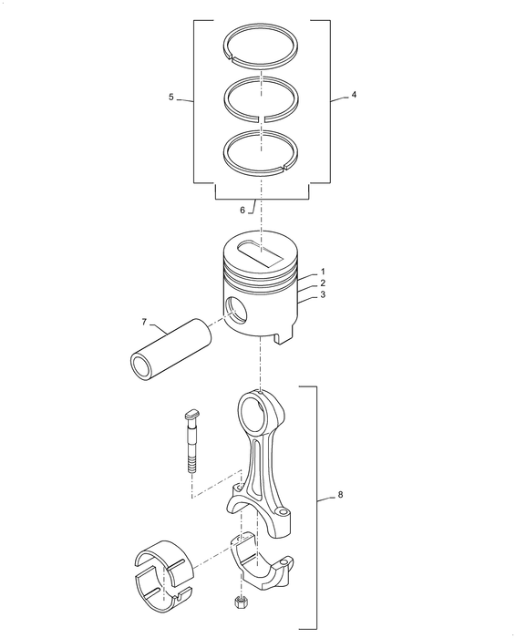 BM20 PISTON RING SET