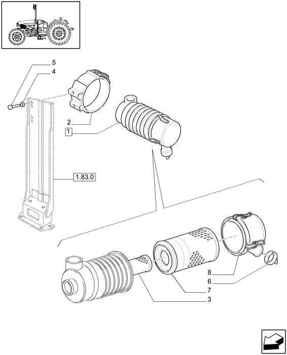 TN60A AIR FILTER