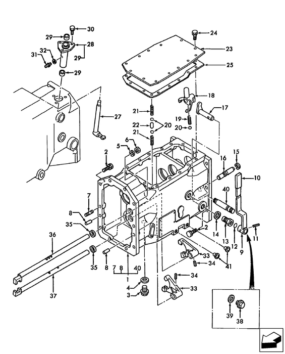 T1510 SHIFT RAIL