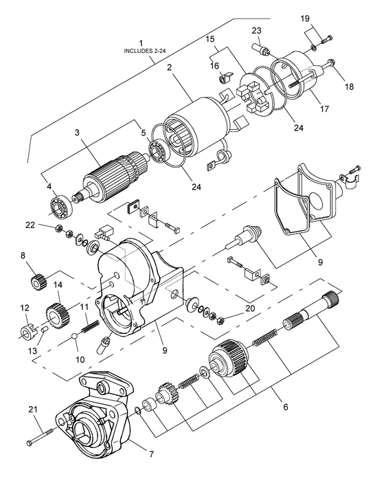 TC48DA REMAN-STARTER