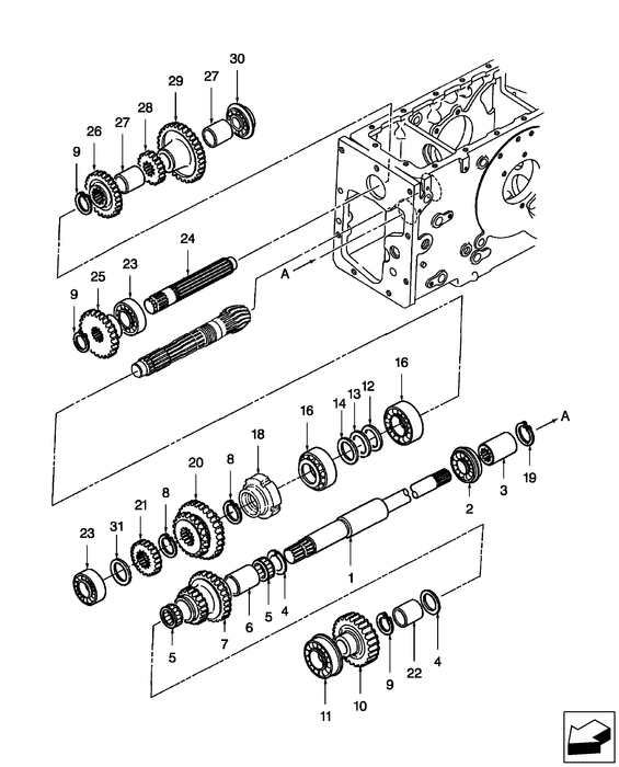 T1510 MAIN SHAFT