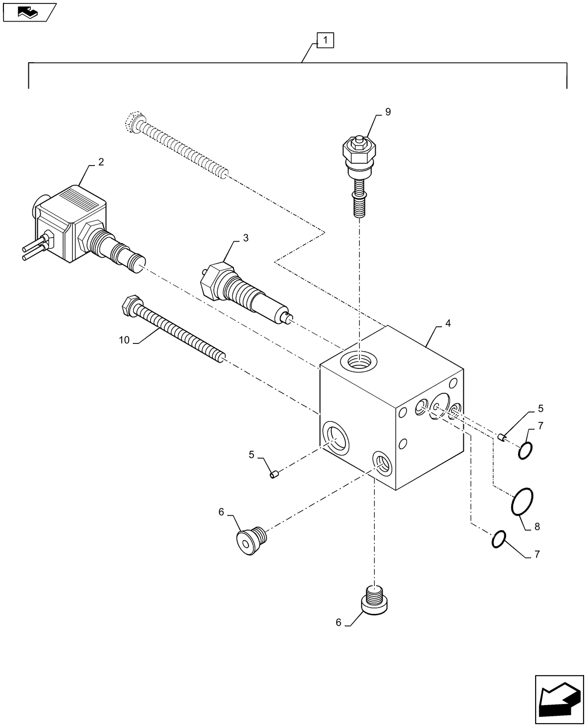 Workmaster 40 BLOCK | Part# MT40242186 — BRIM:PARTS_NEW-HOLLAND_1